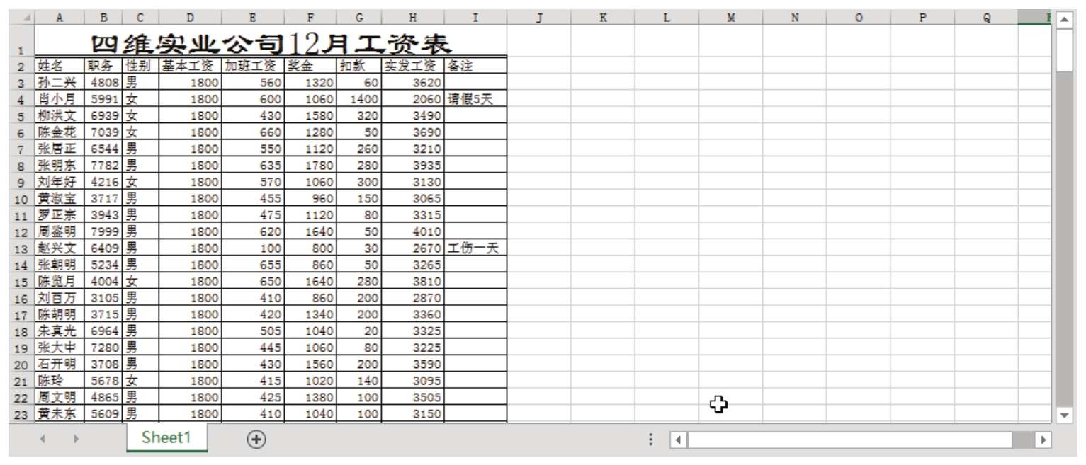 Excel 是否可以让选区填充满屏幕以便于查看？-Excel22