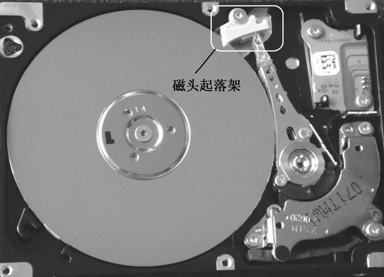 希捷2.5英寸硬盘盘腔内的结构