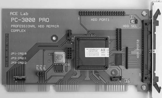PC-3000 for DOS的测试卡
