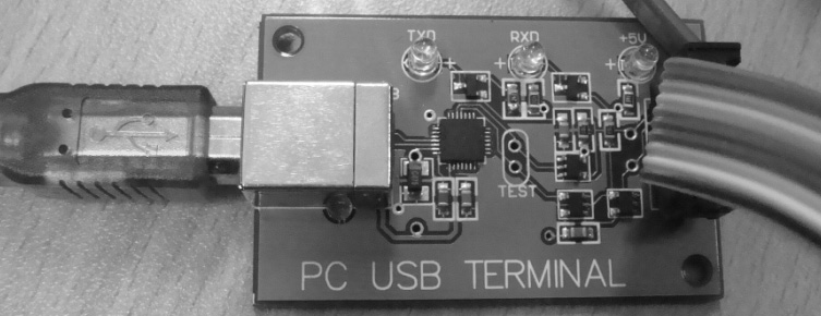 PC USB终端适配器的外观