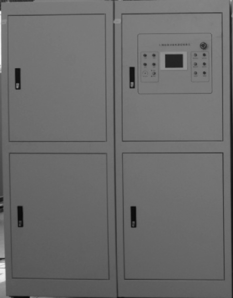 高压电源机柜（左：调整管机柜，右：主电源机柜）