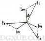负载三角形联接的电流相量图