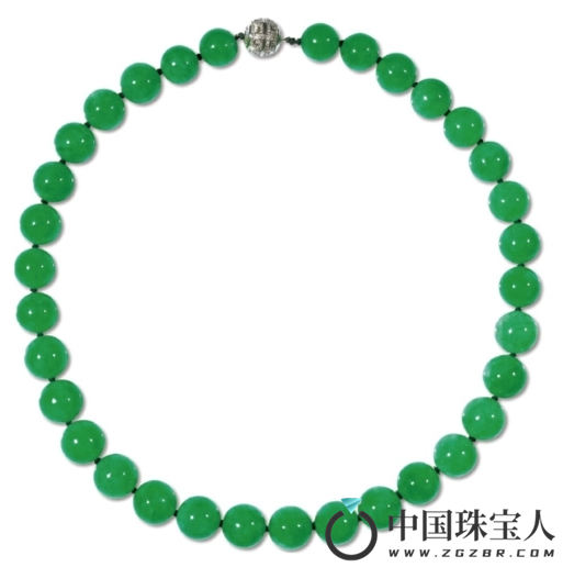 翡翠珠链（成交价：11,500,000人民币
）