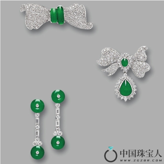 天然翡翠珠宝套装（成交价：275,000港币
）