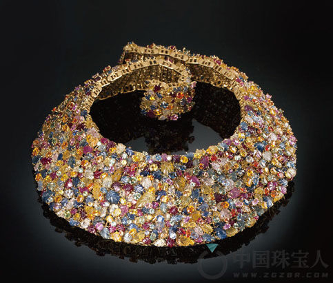 Tony Duquette 多色蓝宝石项链（成交价：43,750美金）