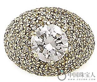 钻石戒指（成交价：4,000英镑）