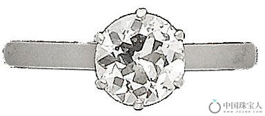 钻石戒指（成交价：6,750英镑）