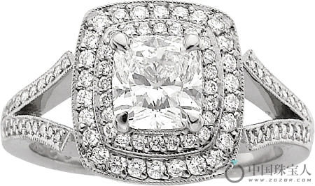 Michael Beaudry 钻石铂金戒指（成交价：5,000美金）