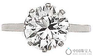 钻石戒指（成交价：9,375英镑）