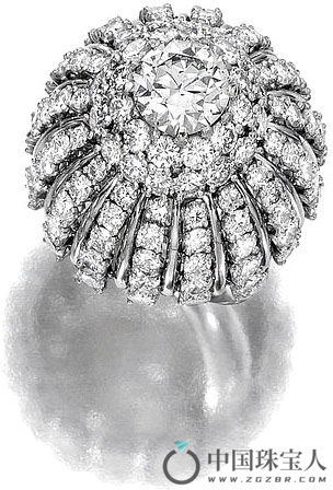 钻石戒指（成交价：12,500美金）