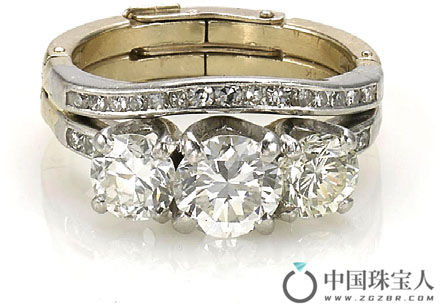 钻石戒指（成交价：6,875美金）