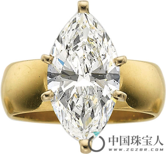 钻石金戒指（成交价：21,250美金）