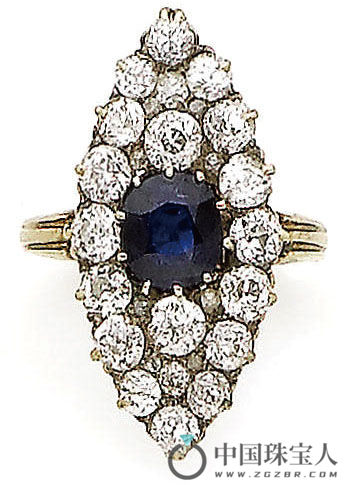 钻石戒指（成交价：5,625英镑）