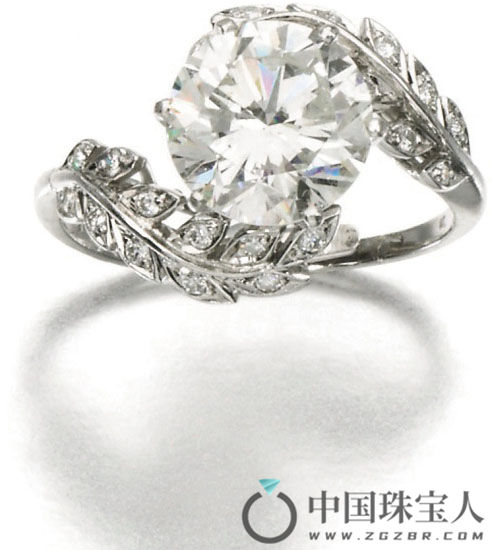 钻石戒指（成交价：20,625英镑）