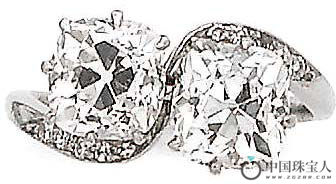 钻石戒指（成交价：16,250英镑）