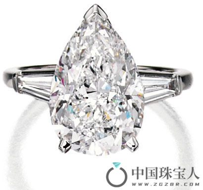钻石铂金戒指（成交价：335,000美金）