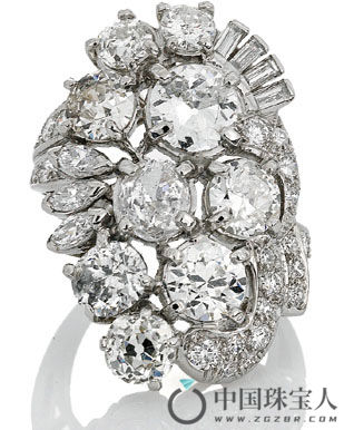 钻石戒指（成交价：6,250美金）
