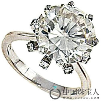 钻石戒指（成交价：35,000英镑）
