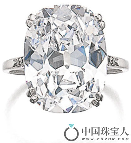 钻石戒指（成交价：1,385,000瑞士法郎）