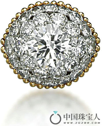 复古钻石戒指（成交价：81,250瑞士法郎）