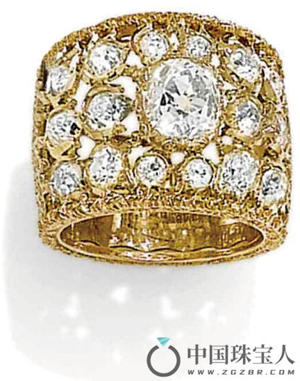 布契拉提钻石戒指（成交价：7,500欧元）