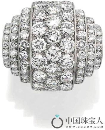 René Boivin 钻石戒指（成交价：55,500欧元）