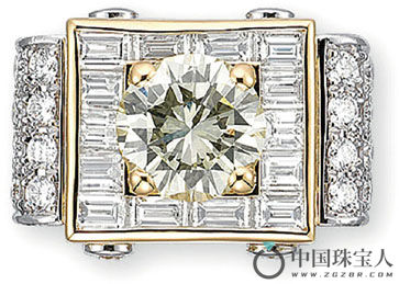 钻石戒指（成交价：87,500港币）