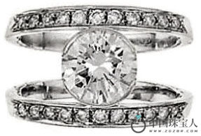 钻石戒指（成交价：10,000英镑）
