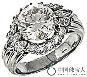 钻石戒指（成交价：6,875英镑）