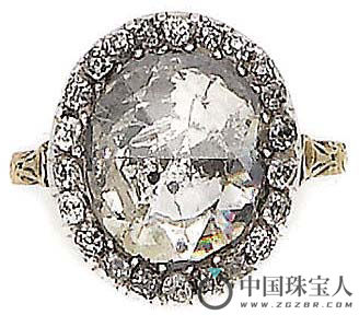 钻石戒指（成交价：6,000英镑）