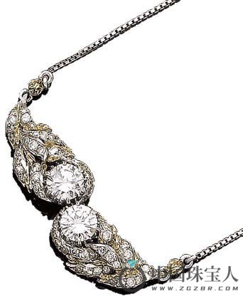 布契拉提钻石吊坠项链（成交价：5,000英镑）