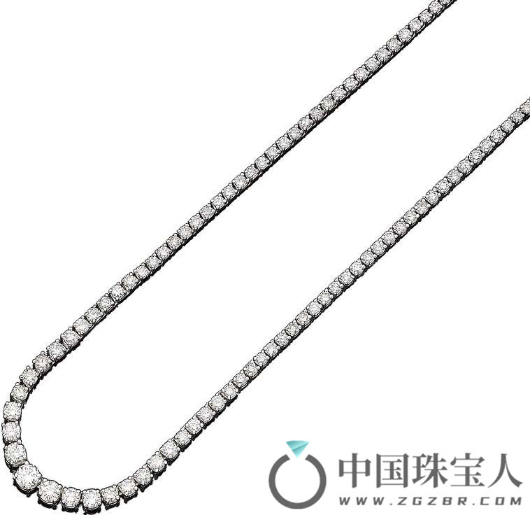 钻石项链（成交价：4,750英镑）