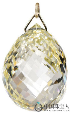 钻石吊坠（成交价：75,000瑞士法郎）