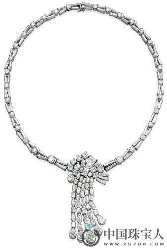 宝格丽钻石项链（成交价：125,000瑞士法郎）