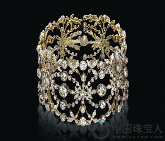 19世纪钻石项链（成交价：185,000瑞士法郎）