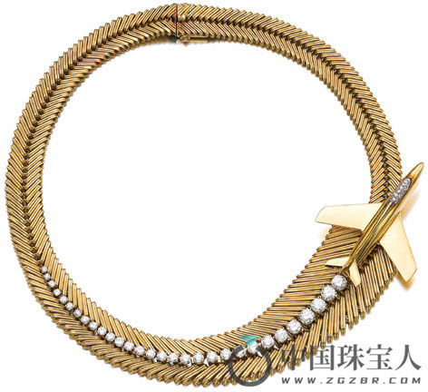 梵克雅宝钻石金项链（成交价：268,30,000瑞士法郎）