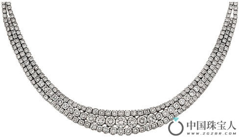 钻石项链（成交价：10,000英镑）