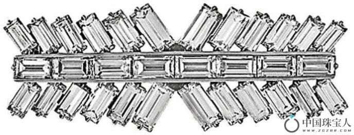 钻石胸针（成交价：9,375英镑）