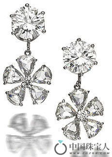 钻石耳环（成交价：275,000港币）