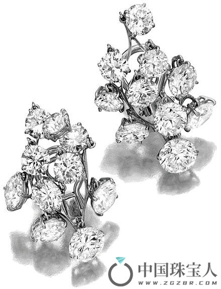 Ruser 钻石耳环（成交价：81,250美金）