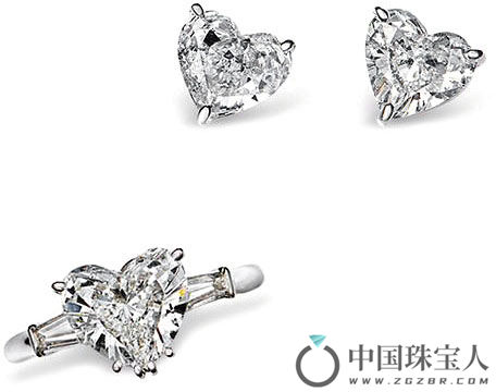 钻石戒指及耳环套组（成交价：112,100港币）
